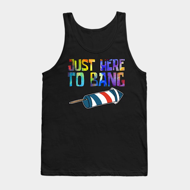 Just Here to Bang Tank Top by CF.LAB.DESIGN